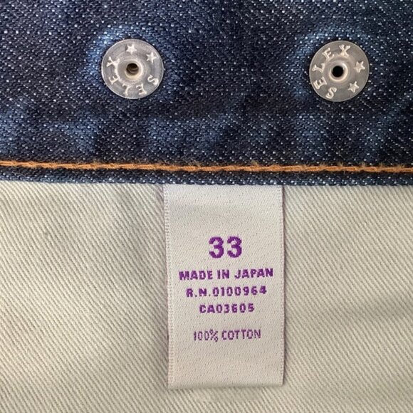 Men's Rare PRPS Made in Japan Purple Tag Denim Jeans, Size 33 - Picture 11 of 16